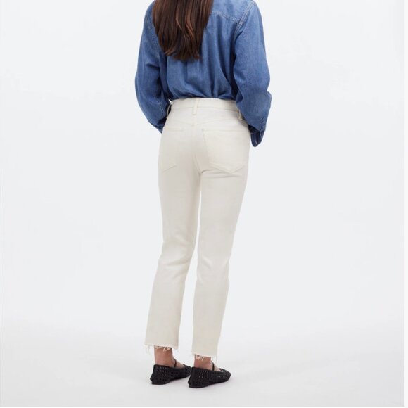 Madewell The Petite Perfect Vintage Jean in Tile White NWT Size 31 - Picture 3 of 11